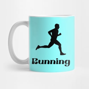 Man Running for fitness Mug